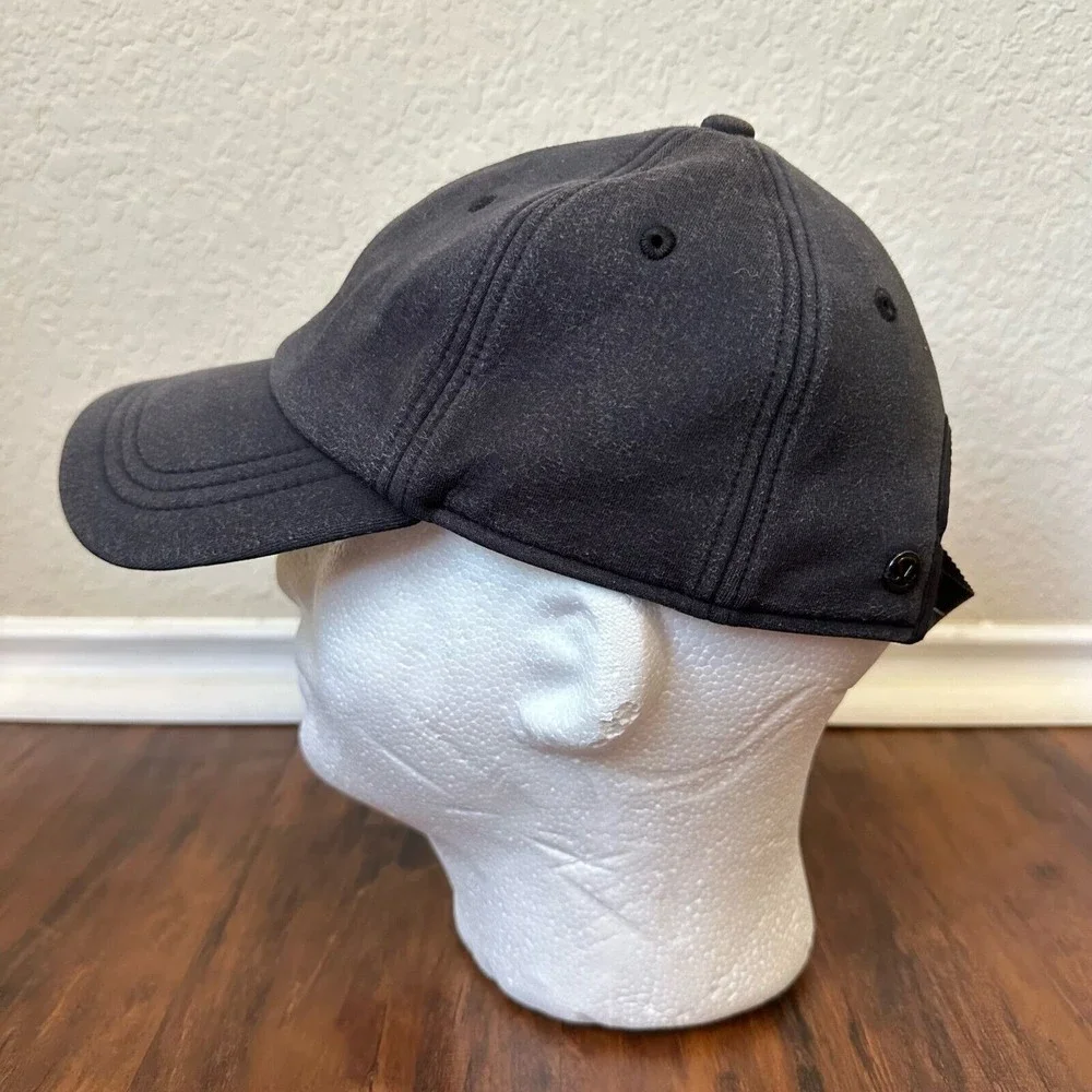LULULEMON Womens Dusty Black Baseball Cap Adjustable Strap One Size RARE!!!